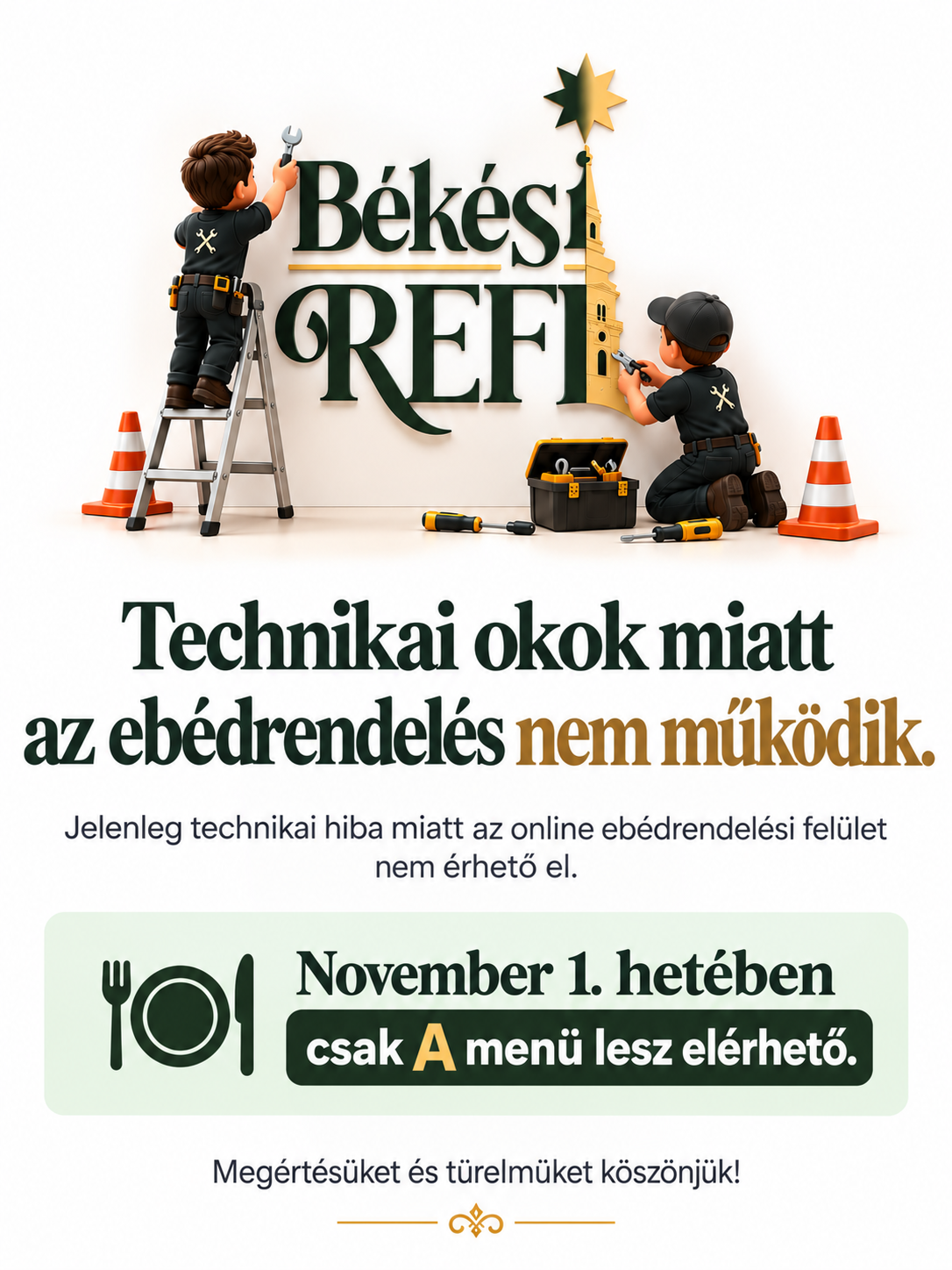 Békési Refi technikai tájékoztató
